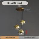 GobekUsa Industrial Glass Pendant Light for Dining Table, Kitchen, Bar, Office - E27