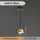 GobekUsa Industrial Glass Pendant Light for Dining Table, Kitchen, Bar, Office - E27