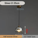 GobekUsa Industrial Glass Pendant Light for Dining Table, Kitchen, Bar, Office - E27