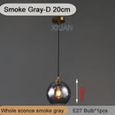 GobekUsa Industrial Glass Pendant Light for Dining Table, Kitchen, Bar, Office - E27