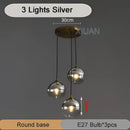 GobekUsa Industrial Glass Pendant Light for Dining Table, Kitchen, Bar, Office - E27