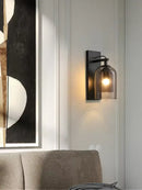 GobekUsa Industrial Glass Wall Lamps for Living Room Bedroom Aisle Staircase Decor
