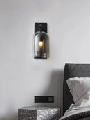 GobekUsa Industrial Glass Wall Lamps for Living Room Bedroom Aisle Staircase Decor