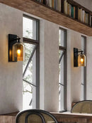 GobekUsa Industrial Glass Wall Lamps for Living Room Bedroom Aisle Staircase Decor