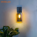 GobekUsa Industrial Glass Wall Lamps for Living Room Bedroom Aisle Staircase Decor