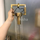 GobekUsa Industrial Glass Wall Lamp Retro Sconce for Bedroom Study Loft Dining Room