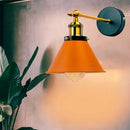 Industrial gold wall lamp bedroom brass sconce with adjustable arm by Decorbites