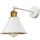 Industrial gold wall lamp bedroom brass sconce with adjustable arm by Decorbites