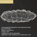 GobekUsa Cloud Pendant Lights: Industrial Loft Firefly Chandelier for Living Room, Bedroom, Staircase