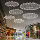 GobekUsa Cloud Pendant Lights: Industrial Loft Firefly Chandelier for Living Room, Bedroom, Staircase