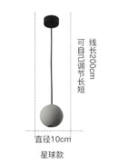 GobekUsa Cement Pendant Light: Industrial Nordic Retro Chandelier for Hotel Restaurant Bar