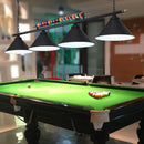 GobekUsa Industrial Conical Metal Billiard Lamp with Country Club Island Light & Rolled Edge