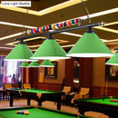 GobekUsa Industrial Conical Metal Billiard Lamp with Country Club Island Light & Rolled Edge