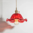 GobekUsa Glass Industrial Pendant Light: Loft Style Fixture with Copper Socket for Home Decor