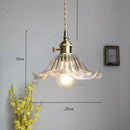 GobekUsa Glass Industrial Pendant Light: Loft Style Fixture with Copper Socket for Home Decor