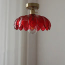 GobekUsa Glass Industrial Pendant Light: Loft Style Fixture with Copper Socket for Home Decor