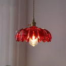 GobekUsa Glass Industrial Pendant Light: Loft Style Fixture with Copper Socket for Home Decor