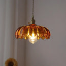GobekUsa Glass Industrial Pendant Light: Loft Style Fixture with Copper Socket for Home Decor