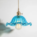 GobekUsa Glass Industrial Pendant Light: Loft Style Fixture with Copper Socket for Home Decor