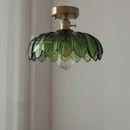 GobekUsa Glass Industrial Pendant Light: Loft Style Fixture with Copper Socket for Home Decor