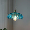GobekUsa Glass Industrial Pendant Light: Loft Style Fixture with Copper Socket for Home Decor