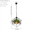 GobekUsa Industrial Greenery Chandelier for Bars and Cafes
