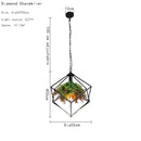GobekUsa Industrial Greenery Chandelier for Bars and Cafes