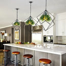 GobekUsa Industrial Greenery Chandelier for Bars and Cafes