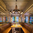 GobekUsa Industrial Hemp Rope Pendant Light with Iron Lampshade