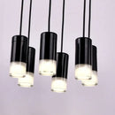 GobekUsa Industrial Iron Art LED Pendant Light - Black Minimalist Wall Lamp