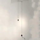 GobekUsa Industrial Iron Art LED Pendant Light - Black Minimalist Wall Lamp