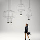 GobekUsa Industrial Iron Art LED Pendant Light - Black Minimalist Wall Lamp