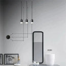 GobekUsa Industrial Iron Art LED Pendant Light - Black Minimalist Wall Lamp