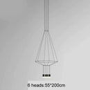 GobekUsa Industrial Iron Art LED Pendant Light - Black Minimalist Wall Lamp