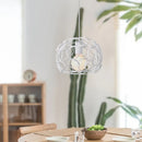 GobekUsa Industrial Iron Pendant Lights Modern Metal Cage E27 LED Hanging Lamp for Home & Restaurant