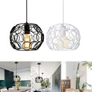 GobekUsa Industrial Iron Pendant Lights Modern Metal Cage E27 LED Hanging Lamp for Home & Restaurant
