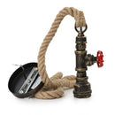 GobekUsa Iron Pipe Pendant Lamp Retro Loft Hanging Light