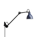 GobekUsa Modern Black/Gray Domed Wall Sconce Light with Adjustable Metallic Arm - 1 Head, 23.5"+8"/16"+8" Length