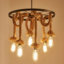 GobekUsa Industrial Loft Chandelier for Living Dining Room Restaurant Bar Café Kitchen