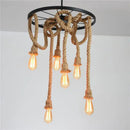 GobekUsa Industrial Loft Chandelier for Living Dining Room Restaurant Bar Café Kitchen