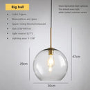 GobekUsa Industrial Loft Glass Pendant Light for Kitchen Restaurant Decor