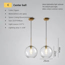 GobekUsa Industrial Loft Glass Pendant Light for Kitchen Restaurant Decor