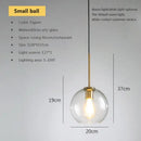 GobekUsa Industrial Loft Glass Pendant Light for Kitchen Restaurant Decor