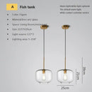 GobekUsa Industrial Loft Glass Pendant Light for Kitchen Restaurant Decor