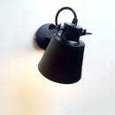 Industrial matte black adjustable edison wall light bedroom sconce by Decorbites