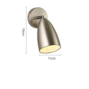 GobekUsa Adjustable Swing Long Arm LED Wall Lamp for Bedroom Study Living Room