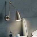 GobekUsa Adjustable Swing Long Arm LED Wall Lamp for Bedroom Study Living Room