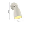 GobekUsa Adjustable Swing Long Arm LED Wall Lamp for Bedroom Study Living Room