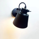 Industrial matte black iron loft edison wall light bedroom sconce by Decorbites