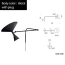 GobekUsa Industrial Design Rotatable Wall Sconce Lamp for Living Room and Bedroom